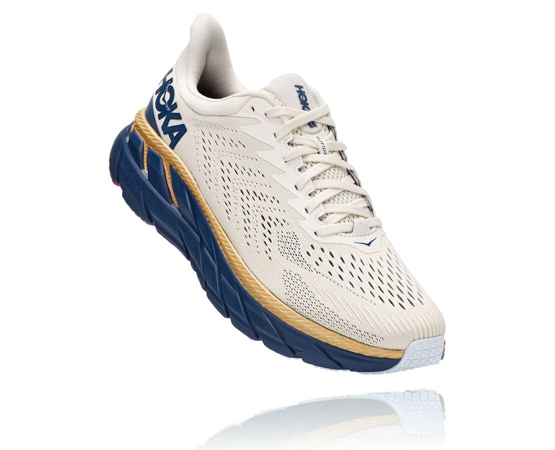 Hoka One One Clifton 7 Philippines - Men's Road Running Shoes - Indigo | ZQ3946581